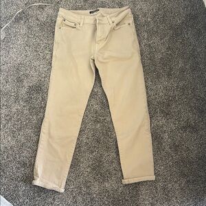 Express Beige Denim Jeans